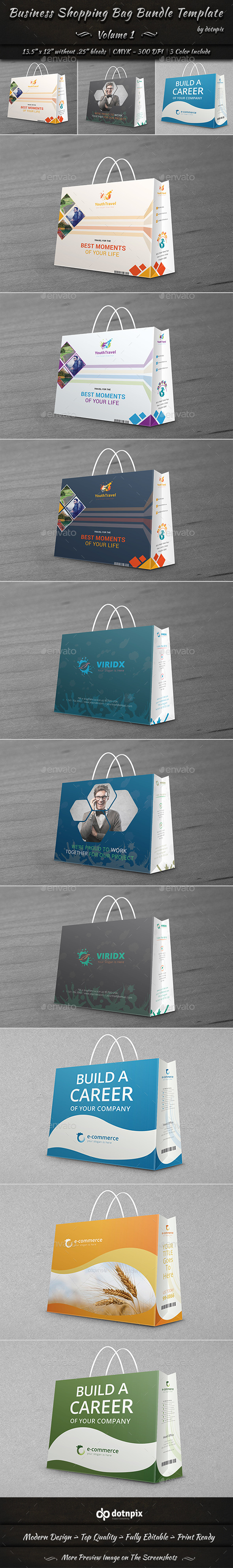 GraphicRiver Business Shopping Bag Bundle Template Volume 1 10866469 GraphicRiver Business Shopping Bag Bundle Template Volume 1 10866469