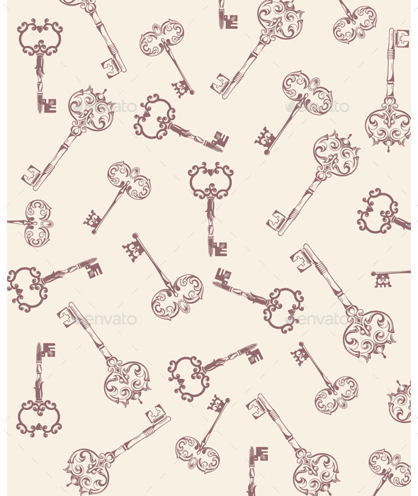 GraphicRiver Antique Keys Background 10868300 GraphicRiver Antique Keys Background 10868300