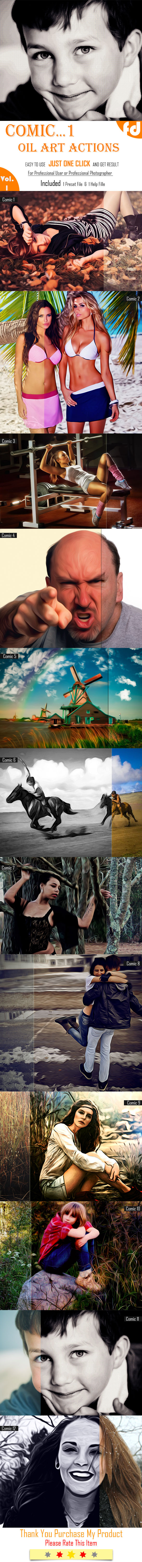GraphicRiver Comic Oil Art Actions 10868512 GraphicRiver Comic Oil Art Actions 10868512