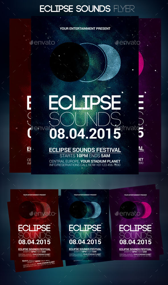 Eclipse Sounds Flyer (Clubs & Parties)