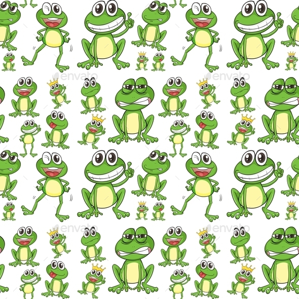 GraphicRiver Seamless Frogs 10870473 GraphicRiver Seamless Frogs 10870473