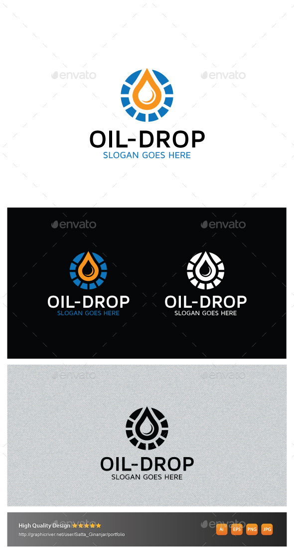 GraphicRiver Oil Drop 10870489 GraphicRiver Oil Drop 10870489