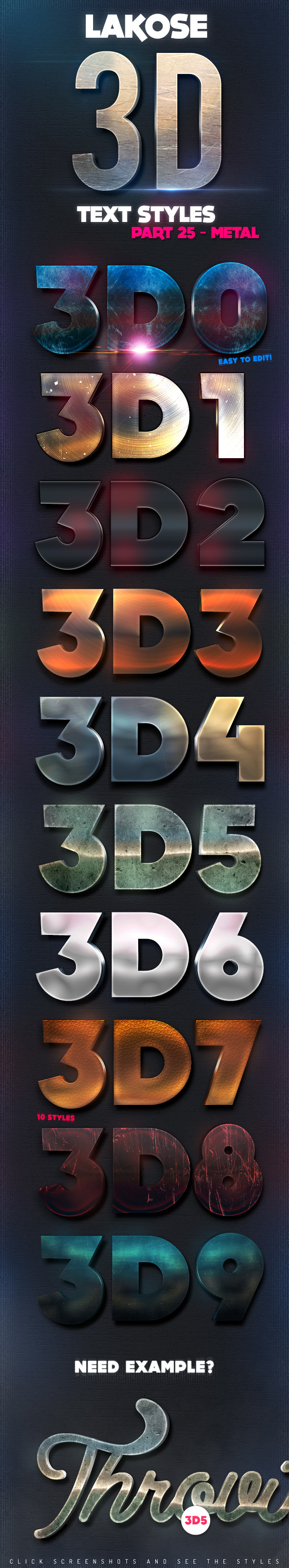 GraphicRiver Lakose 3D Text Styles Part 25 10871963 GraphicRiver Lakose 3D Text Styles Part 25 10871963