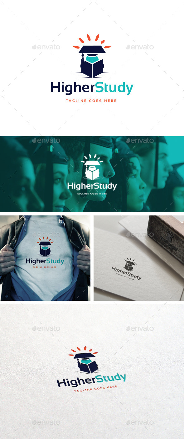 GraphicRiver Higher Study Logo Template 10871989 GraphicRiver Higher Study Logo Template 10871989