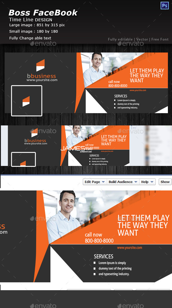 Business Facebook Timeline Design (Facebook Timeline Covers)