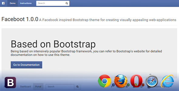 CodeCanyon Faceboot Clean & Edible Bootstrap Skin 10786875 CodeCanyon Faceboot Clean & Edible Bootstrap Skin 10786875