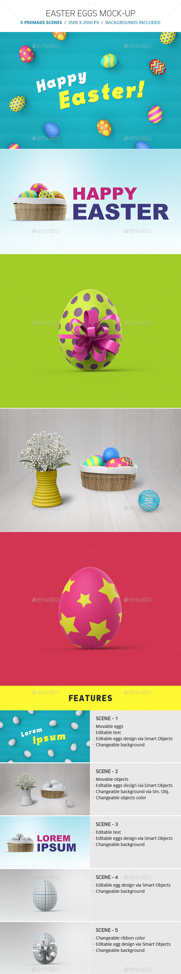 GraphicRiver Easter Eggs Mockup 10872711 GraphicRiver Easter Eggs Mockup 10872711