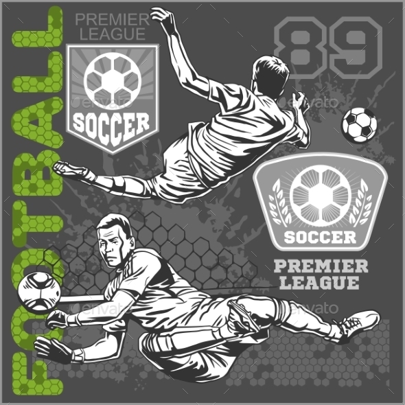 GraphicRiver Soccer and Football Players 10872973 GraphicRiver Soccer and Football Players 10872973