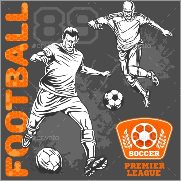 GraphicRiver Football Players 10872981 GraphicRiver Football Players 10872981