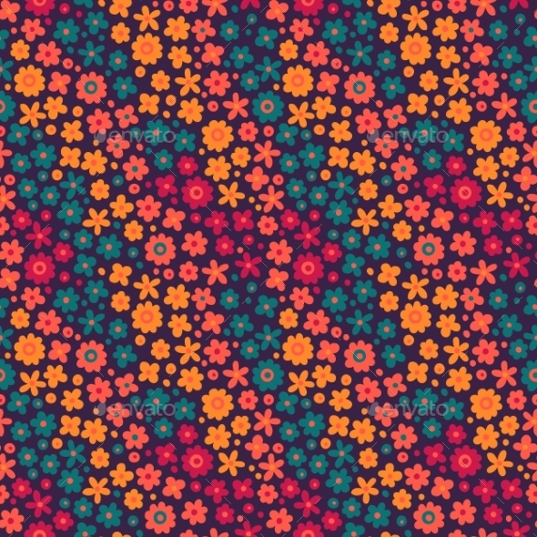 GraphicRiver Flowers Pattern 10873356 GraphicRiver Flowers Pattern 10873356