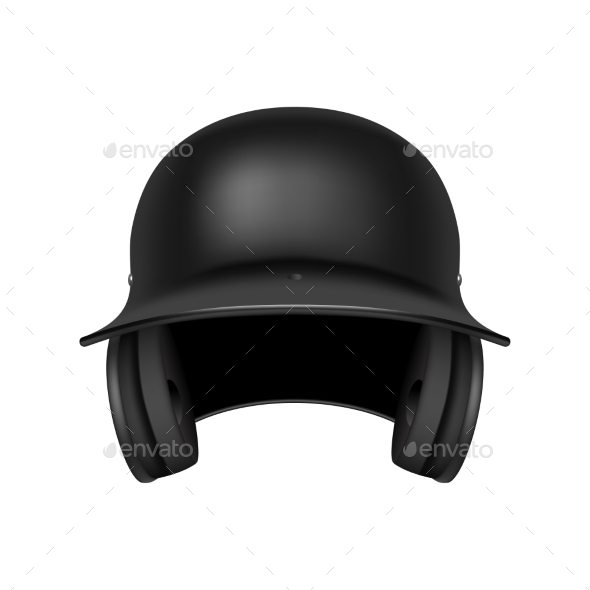 GraphicRiver Baseball Black Helmet 10873562 GraphicRiver Baseball Black Helmet 10873562