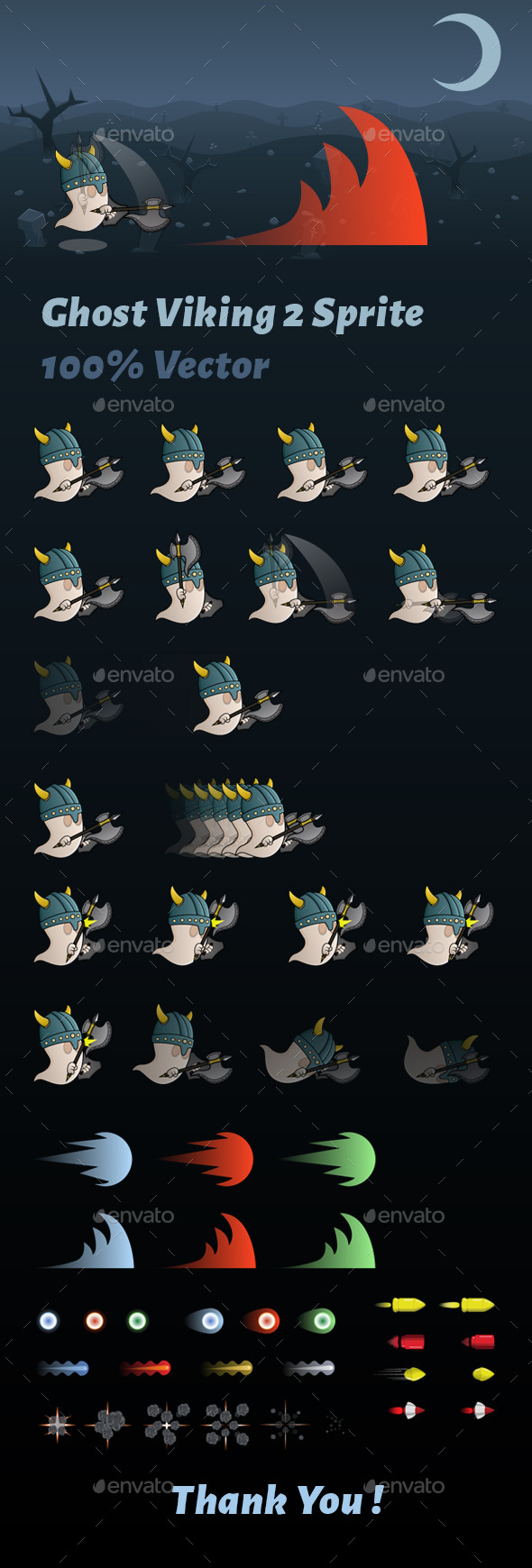 GraphicRiver Ghost Viking 2 Sprite 10873746 GraphicRiver Ghost Viking 2 Sprite 10873746