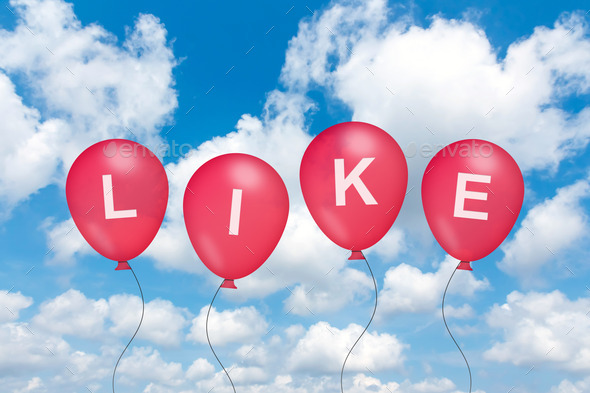 like text on balloon (Misc) Photo Download