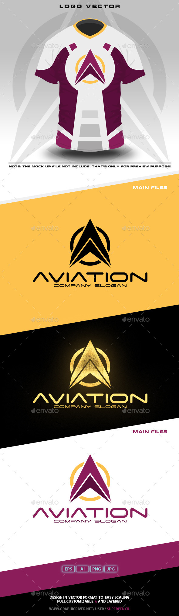 GraphicRiver Aviation Logo 10874761 GraphicRiver Aviation Logo 10874761
