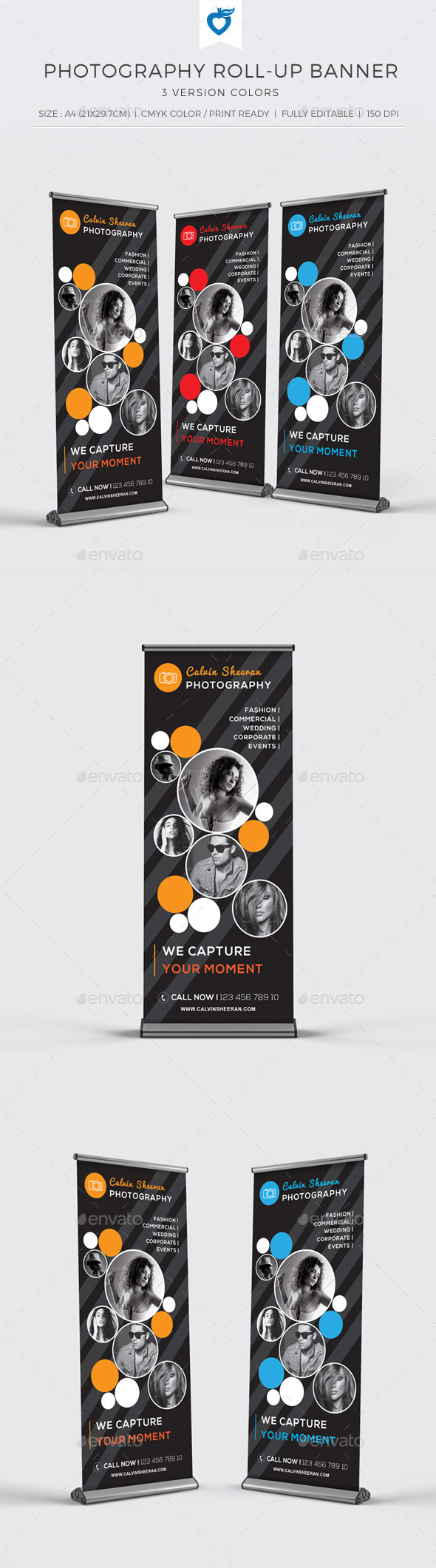 GraphicRiver Photography Roll-up Banner 10875092 GraphicRiver Photography Roll-up Banner 10875092