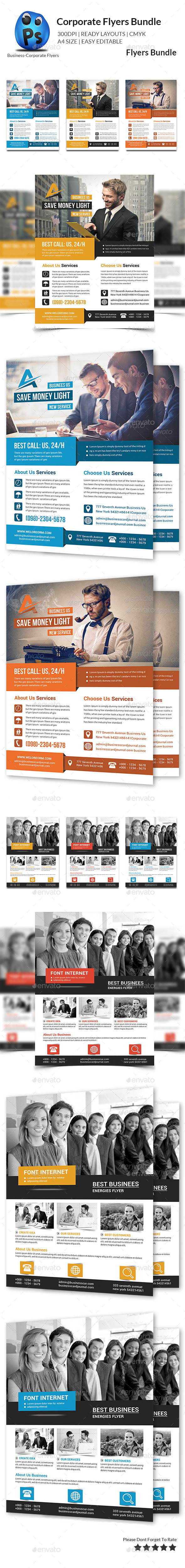 GraphicRiver Business Flyers Bundle Templates 10875135 GraphicRiver Business Flyers Bundle Templates 10875135