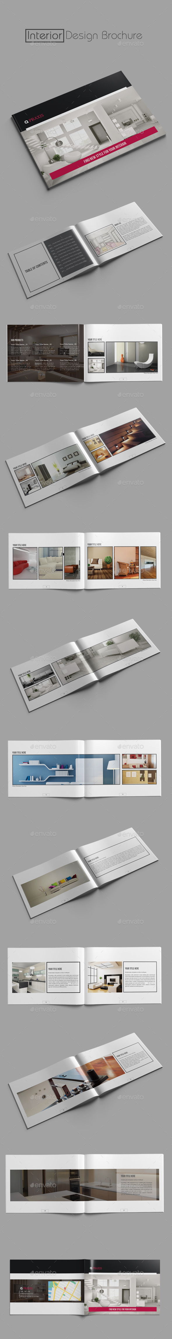 GraphicRiver Interior Design Brochure 10877172 GraphicRiver Interior Design Brochure 10877172