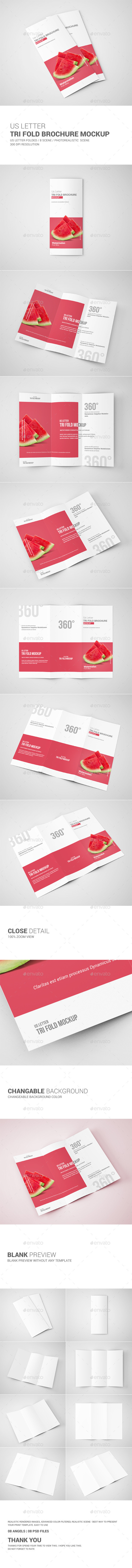 GraphicRiver Tri-Fold Brochure Mockup US Letter 10877376 GraphicRiver Tri-Fold Brochure Mockup US Letter 10877376