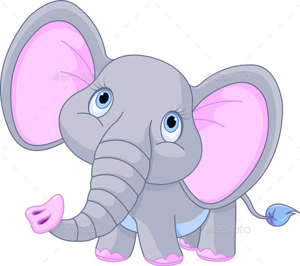 GraphicRiver Baby Elephant 10880535 GraphicRiver Baby Elephant 10880535