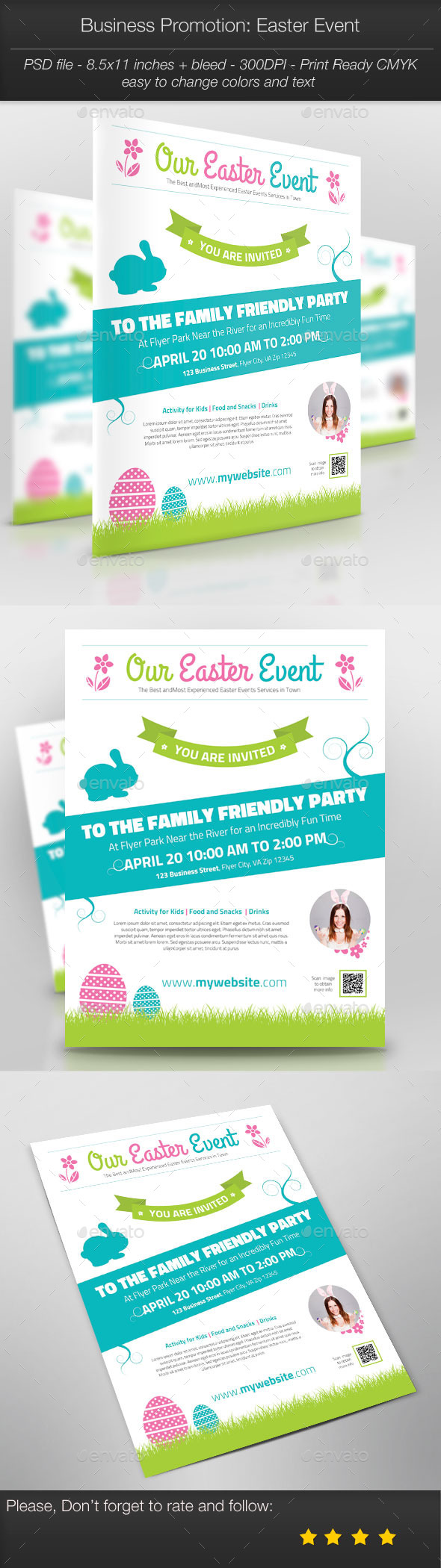GraphicRiver Business Promotion Easter Event 10880581 GraphicRiver Business Promotion Easter Event 10880581
