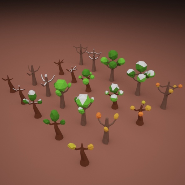 3DOcean Low Poly Tree Pack 10880869 3DOcean Low Poly Tree Pack 10880869