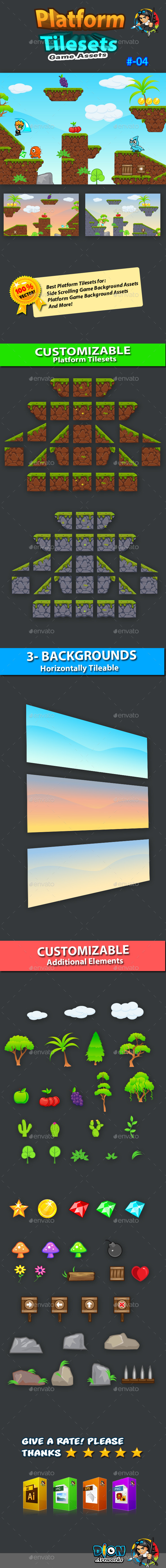 GraphicRiver Platform Tilesets Game Assets 10881076 GraphicRiver Platform Tilesets Game Assets 10881076