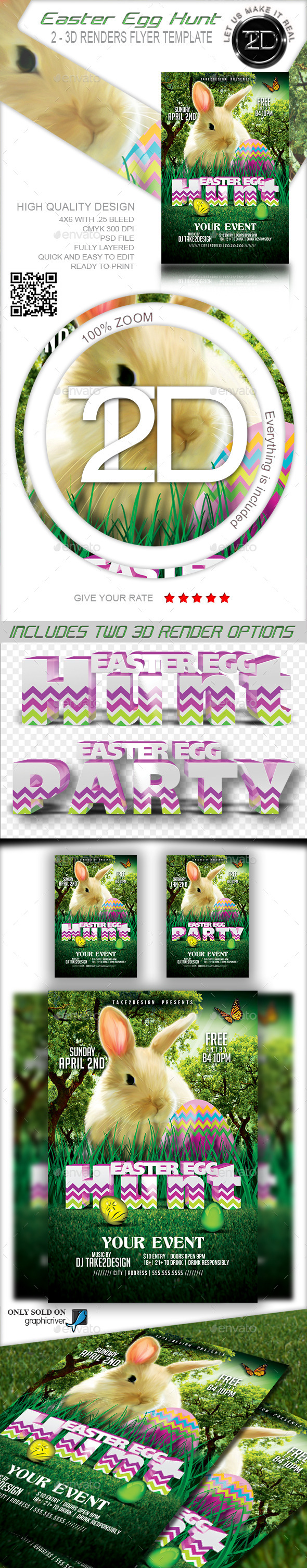 Easter Flyer Template (Clubs & Parties)