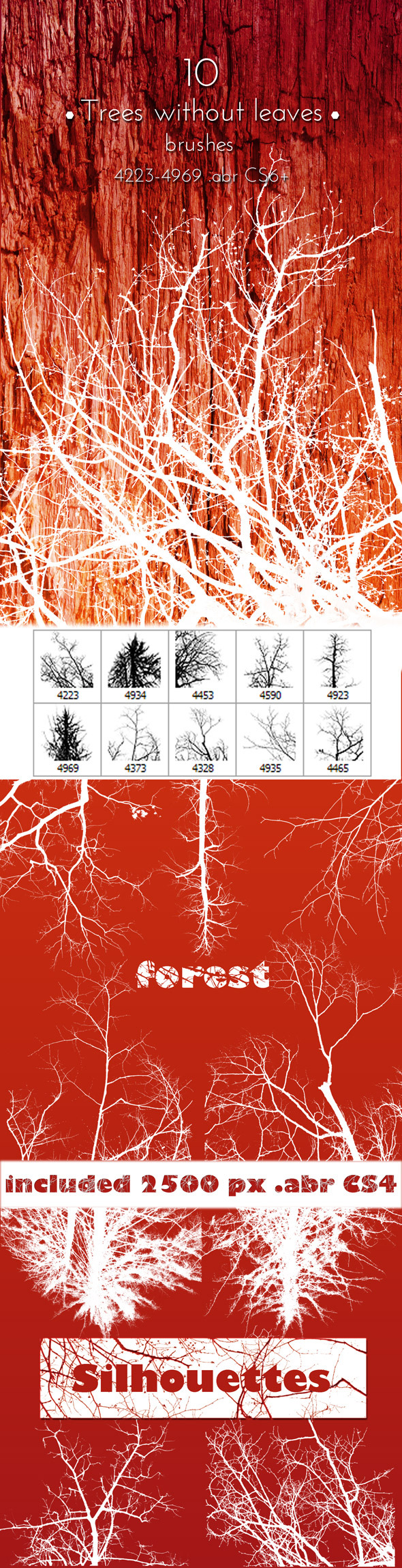 GraphicRiver Trees Brushes Photoshop Collection 10883550 GraphicRiver Trees Brushes Photoshop Collection 10883550