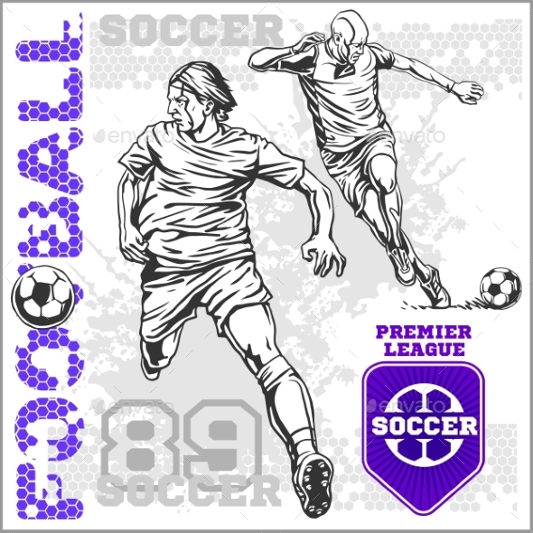 GraphicRiver Soccer and Football Players 10884580 GraphicRiver Soccer and Football Players 10884580