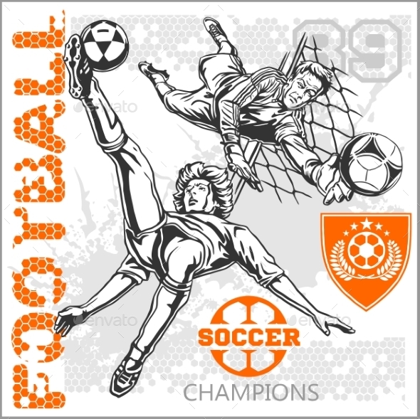 GraphicRiver Soccer and Football Players 10884596 GraphicRiver Soccer and Football Players 10884596
