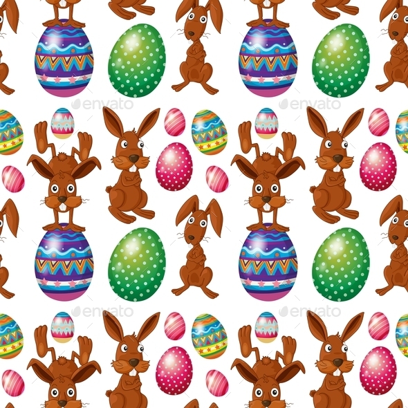 GraphicRiver Easter Seamless Design 10884699 GraphicRiver Easter Seamless Design 10884699