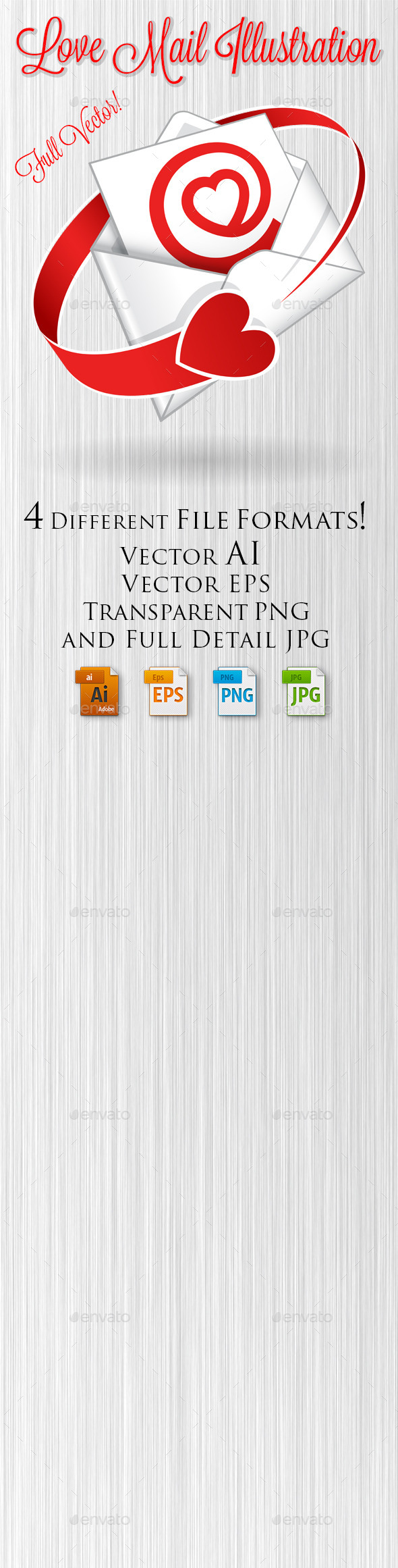 GraphicRiver Love Mail Illustration 10886427 GraphicRiver Love Mail Illustration 10886427