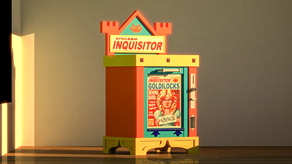 3DOcean artoon Newspaper cabinet 10886698 3DOcean artoon Newspaper cabinet 10886698