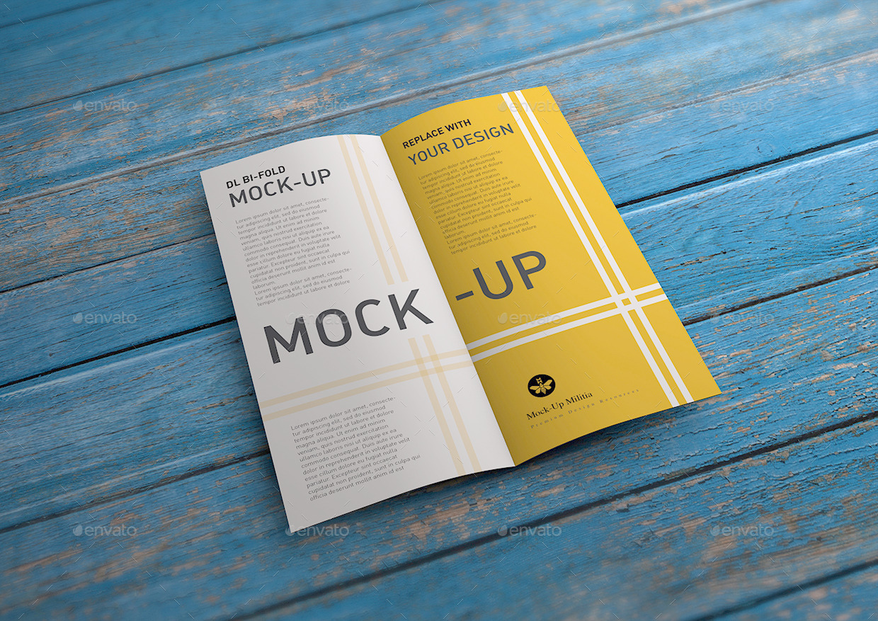 Download DL | Flyer | Brochure | Leaflet | Bi-Fold Mock-Up by Mock ...