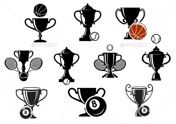 GraphicRiver Sporting Trophy Icons Set 10889859 GraphicRiver Sporting Trophy Icons Set 10889859