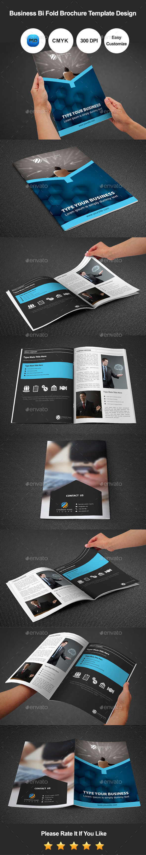 GraphicRiver Business Bi Fold Brochure Template Design 10892459 GraphicRiver Business Bi Fold Brochure Template Design 10892459