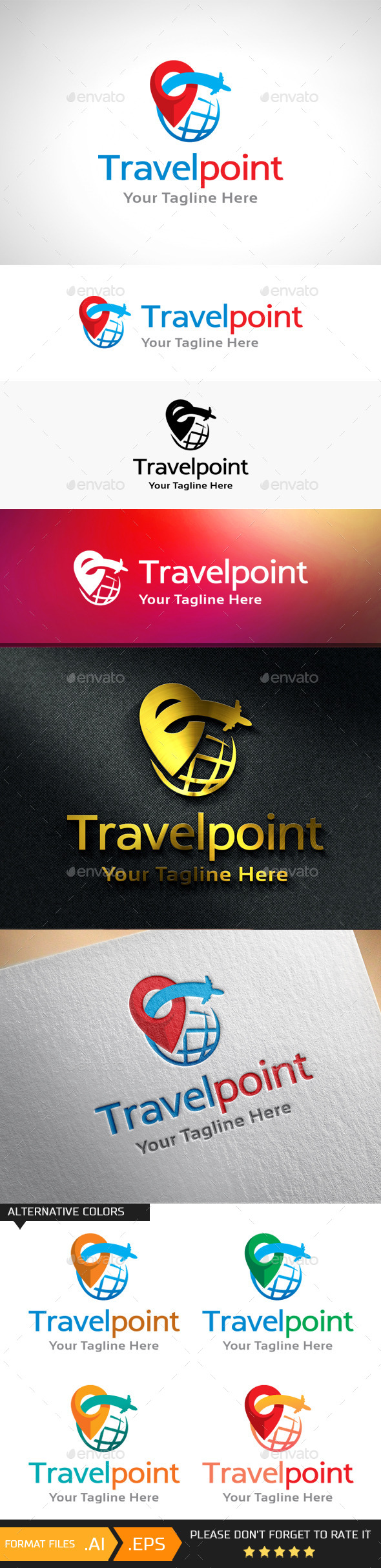 GraphicRiver Travel Point Logo Template 10893117 GraphicRiver Travel Point Logo Template 10893117