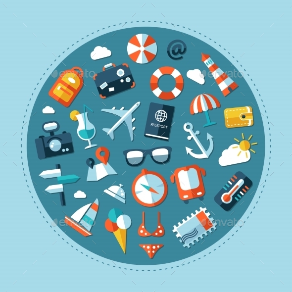 GraphicRiver Travel Illustration 10894183 GraphicRiver Travel Illustration 10894183