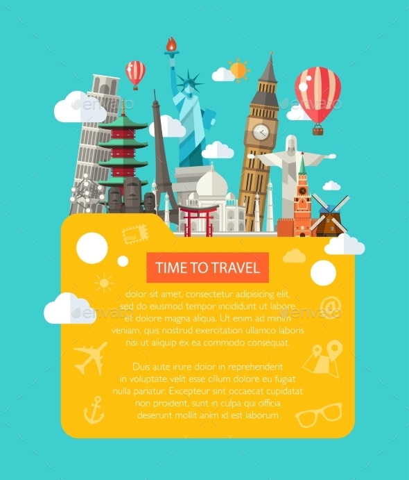 GraphicRiver Time To Travel 10894186 GraphicRiver Time To Travel 10894186