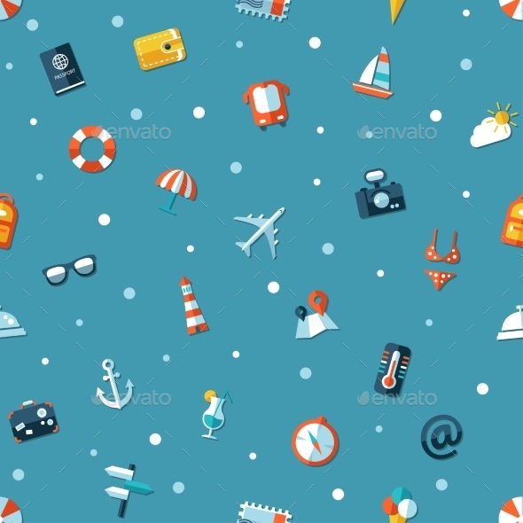 GraphicRiver Travel Pattern 10894296 GraphicRiver Travel Pattern 10894296