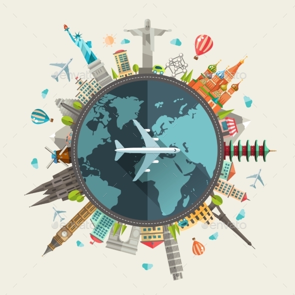 GraphicRiver Travel Concept 10894318 GraphicRiver Travel Concept 10894318