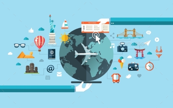 GraphicRiver Travel Concept 10894332 GraphicRiver Travel Concept 10894332