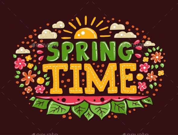 GraphicRiver Spring Time Background 10894445 GraphicRiver Spring Time Background 10894445