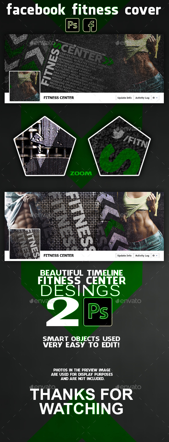 GraphicRiver Fitness Center Facebook Cover 10895620 GraphicRiver Fitness Center Facebook Cover 10895620