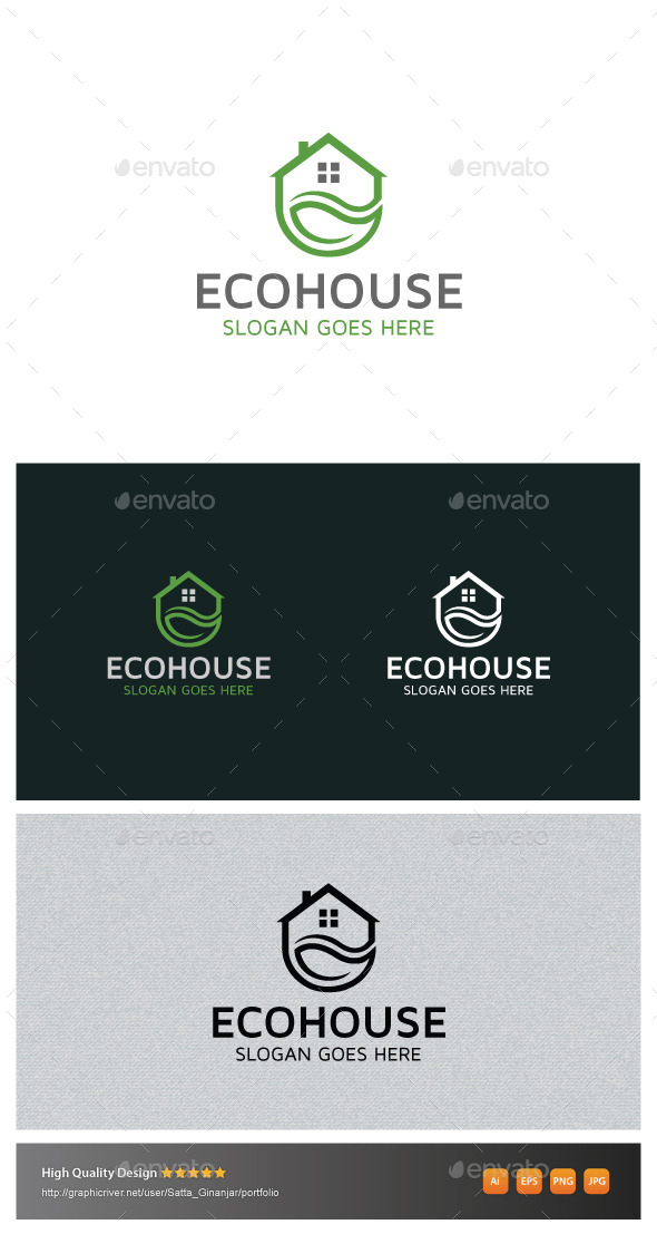 GraphicRiver EcoHouse 10869839 GraphicRiver EcoHouse 10869839