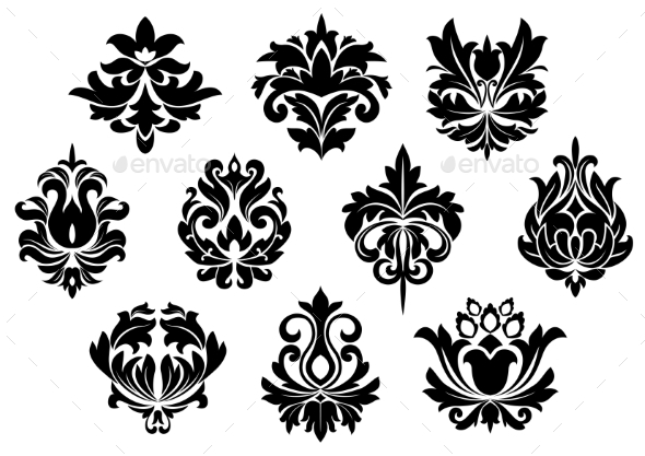GraphicRiver Floral Symbols 10896656 GraphicRiver Floral Symbols 10896656
