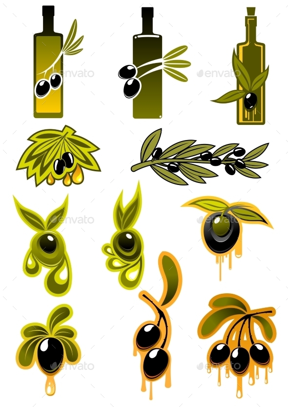 GraphicRiver Olive Symbols 10896661 GraphicRiver Olive Symbols 10896661