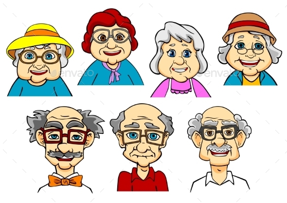 GraphicRiver Smiling Seniors 10896732 GraphicRiver Smiling Seniors 10896732