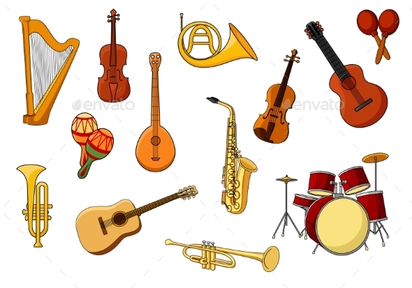 GraphicRiver Musical Instruments 10898054 GraphicRiver Musical Instruments 10898054