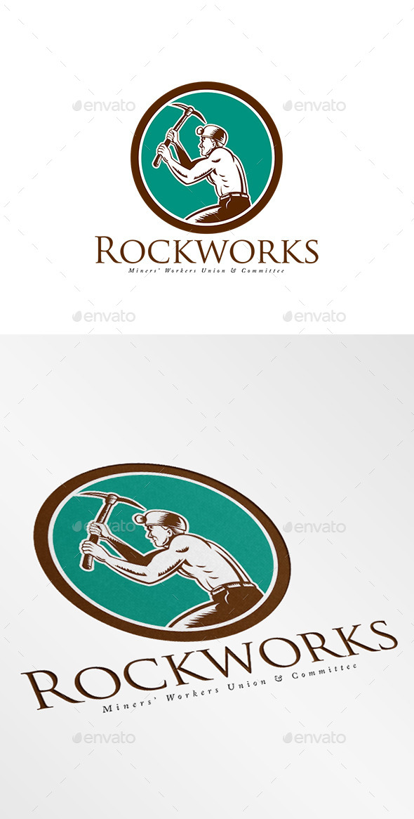 GraphicRiver RockWorks Coal Miners Union Logo 10898908 GraphicRiver RockWorks Coal Miners Union Logo 10898908